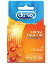 Durex Intense Sensation Condom - Box of 3