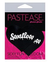 Pastease Swallow Hearts - Black/White O/S
