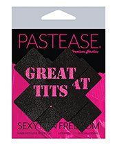 Pastease Great Tits Cross - Black/Pink O/S