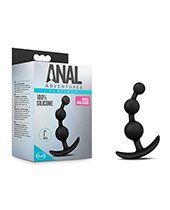 Blush Anal Adventures Small Beads - Black