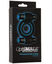 OptiMale Vibrating Double C Ring - Black