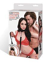 Lux Fetish Collar & Leash Set