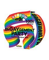 Engaygement Rainbow Style Caution Tape