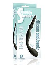 The 9's S Double Header Double Ended Silicone Anal Beads