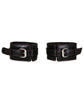 Sultra Lambskin Ankle Cuffs - Black