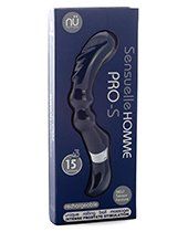 Nu Sensuelle Homme Pro S Prostate Massager - Navy Blue