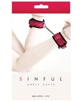 Sinful Ankle Cuffs - Pink