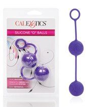 Posh Silicone "O" Balls - Purple