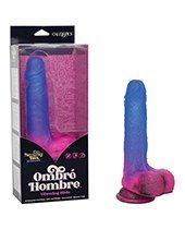 Naughty Bits OmbrÃ© Hombre Vibrating Dildo - Multi Color