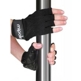 MiPole Dance Pole Gloves (Pair) Black (size: SM)