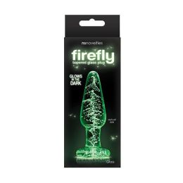 Firefly Glass Tapered Plug Clear (size: SM)